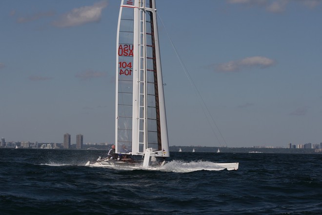 Cogito (USA) C-Class catamaran -  in 18-23kts of wind and a reasonable sea running Toronto ICCCC - 2007 © SW
